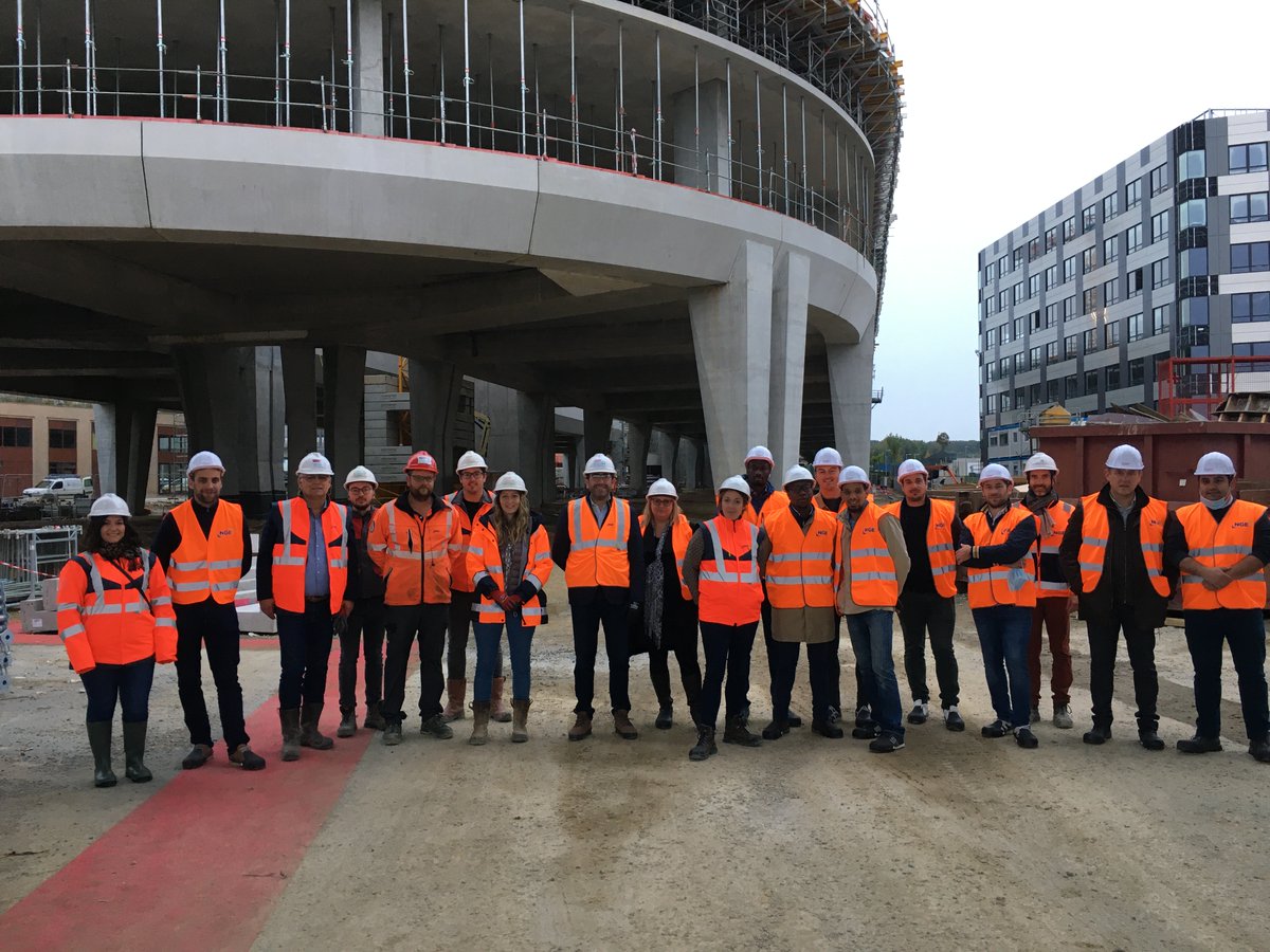 RobinetTrobinet's tweet photo. Journées Intégration pour les nouveaux collaborateurs de #CardinalEdifice et la visite du chantier du parking relais Via Silva à Cesson-Sévigné. Un chantier très technique avec des méga-poutres de 20m de long.
@AlainTayar @groupe_NGE https://t.co/0CRVxGTmmF