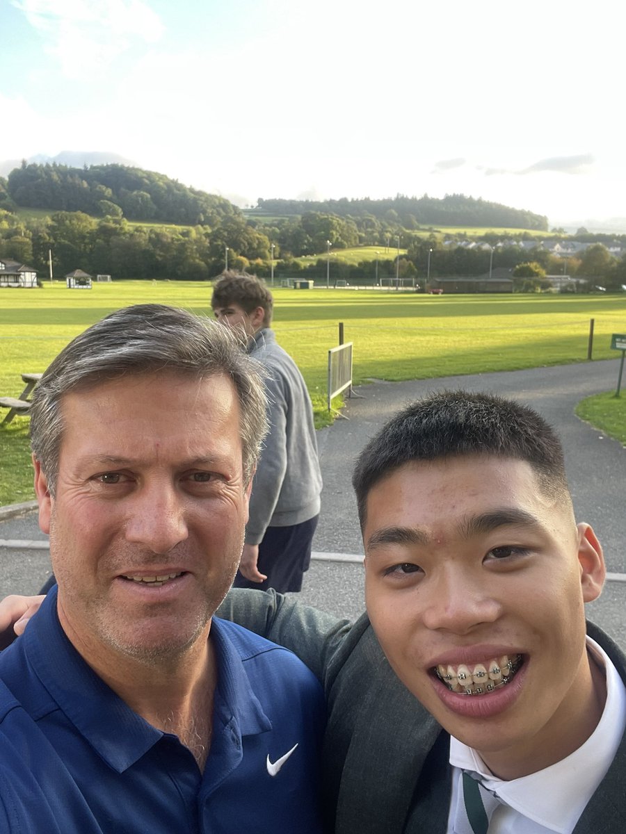 Great to catch up with OB Bruce Lau, off to Aston, Birmingham to study medicine