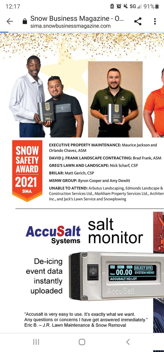 Great time in Clvd New friends &amp; old friends. THANKS <a href="/SIMASnow/">SIMAsnow</a> &amp; all their team for an awesome event. All Snow ❄ contractors should take part of sima and all they have to offer.#snowszn #teamexecutiveplymouth
#executivepropertymaintenance  <a href="/SIMASnow/">SIMAsnow</a>  <a href="/chloeerusso/">Chloe Russo</a> <a href="/mrexecutive37/">William Moore</a>