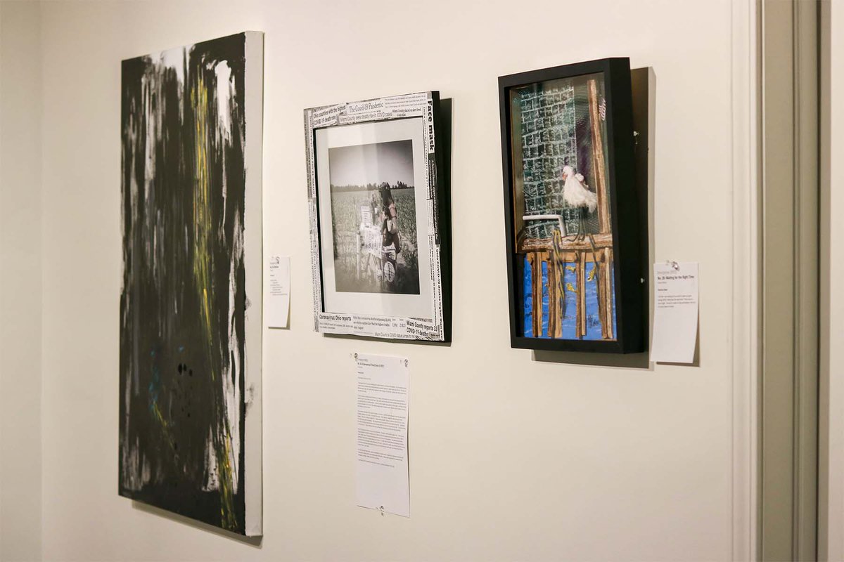 EdisonOhio's tweet photo. Check out @tcbmds' exhibit, Art of Recovery 2021: Emergence, on display now through October 29th in the Anne Vaccaro and David Myers Gallery at our Piqua Campus. https://t.co/E5amwRNI5N
