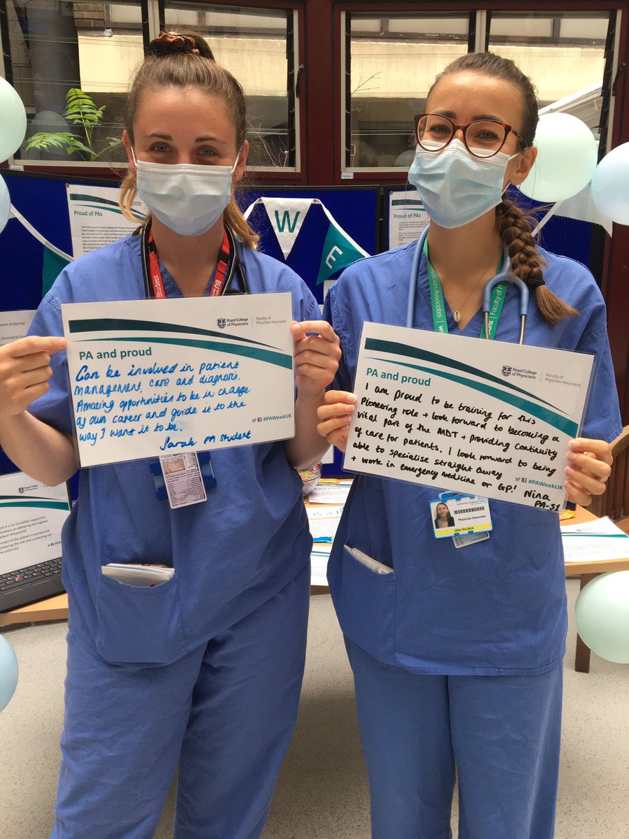 Meet Cameron, Lindsay and Amy - more of our qualified PAs <a href="/UHD_NHS/">University Hospitals Dorset NHS Foundation Trust</a> and our students Nina and Sarah, telling us why they’re #proudtobeaPA! @FPARCP #PAWeekUK