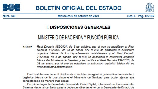 CalidadAsistenc's tweet photo. 📢Muy felices de conocer la nueva creación de una Subdirección General de #CalidadAsistencial dentro del @sanidadgob y dependiente de @SaludPublicaEs https://t.co/EJ1x71noyq