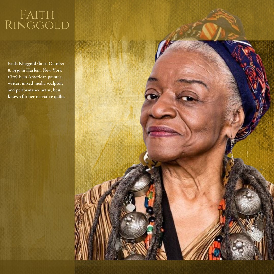 Happy birthday to Faith Ringgold.
 