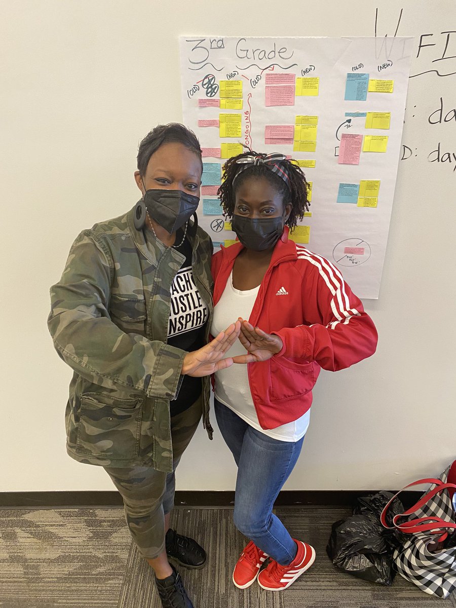 ‼️DELTAS AT WORK‼️Super cool teaming up with my linesister and fellow math coach <a href="/AdonicaLopez/">Adonica Lopez</a> for the Math Learning Architect work session today! @EPCPDST1913 #MathCoahes <a href="/FultonCoSchools/">FultonCountySchools</a>