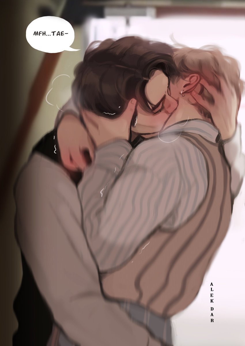 alekdar_'s tweet photo. [°•🍪✂️☆•°] [#vminfanart]
||— AU where an influential businessman hires a personal hairdresser. This is the first time Taehyung meets a person with such perfect hair.  And this is the first person who loves when someone touches his hair. https://t.co/czfIHdDUgm