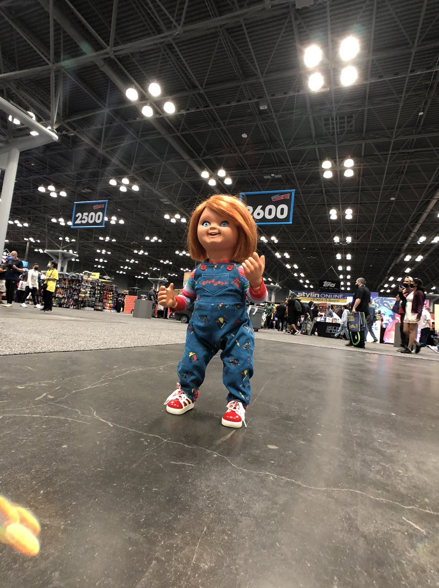 i'm HERE #nycc #chucky