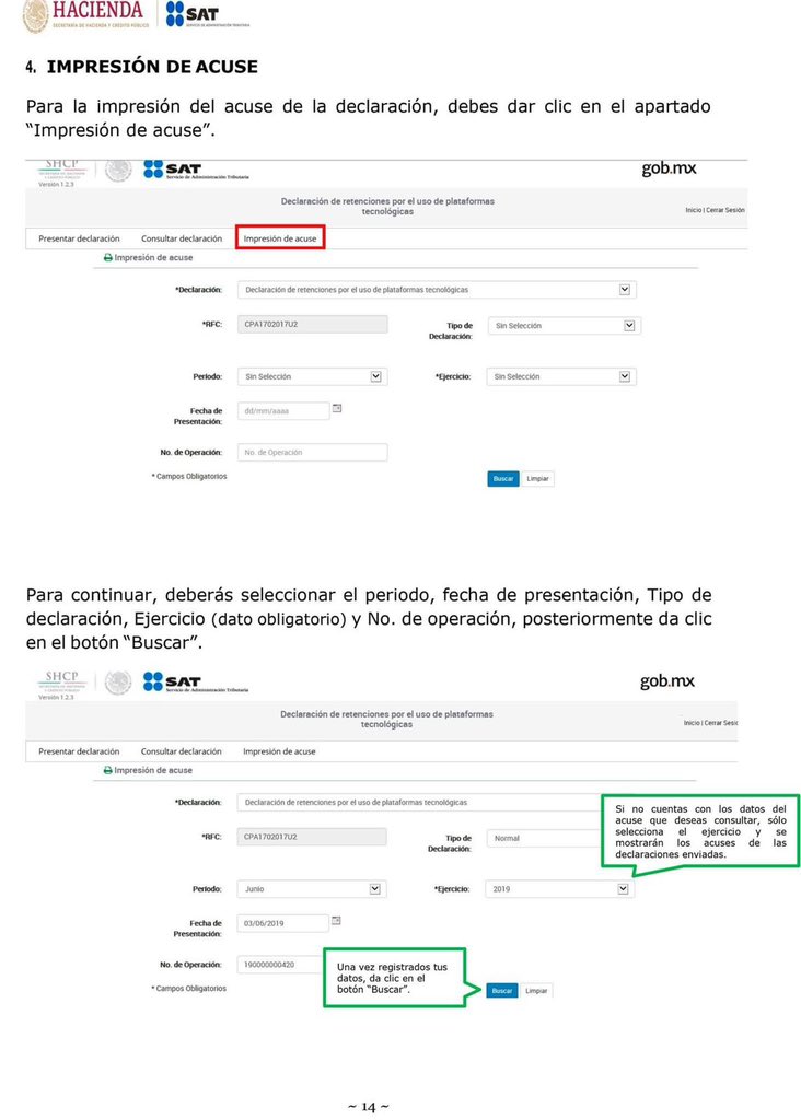 SecolConta's tweet photo. Acto siguiente, accede a la impresión de acuse. Llena los campos con la información solicitada para consultar el acuse. https://t.co/jDX9XUMkZX