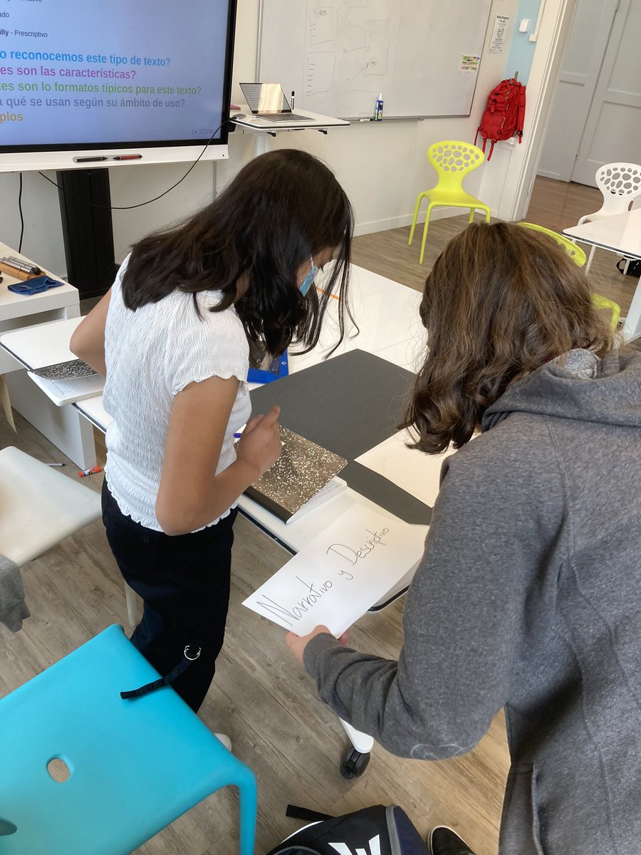 PaulaMissG's tweet photo. Text types- using flipped classroom #inquiry #education Students research and present their findings with texts studied in class. #betterunderstanding #studenttalk https://t.co/Z79MzCqZLN