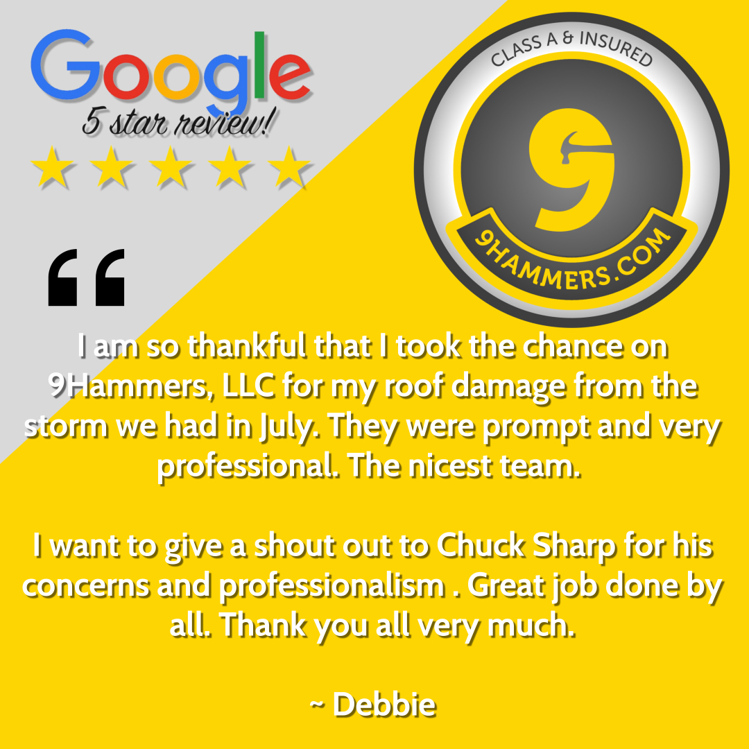 9hammersLLC's tweet photo. Our resident Rock Star, Chuck, getting a shout out on Google Reviews just makes our whole day. We are lucky to have Chuck on the team! #TGIF https://t.co/UnAnXvAYLU