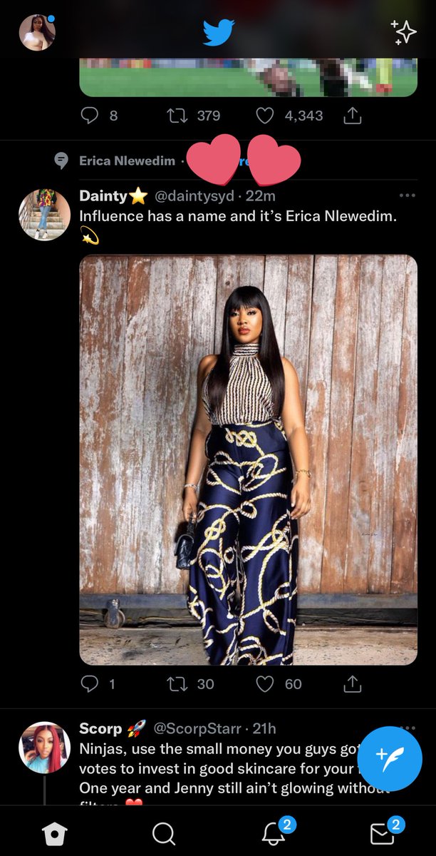 Ericassmile05's tweet photo. Reminder, Erica Nlewedim is STILL a Twitter Topic😌🤌 https://t.co/rH1oT2Jdfy