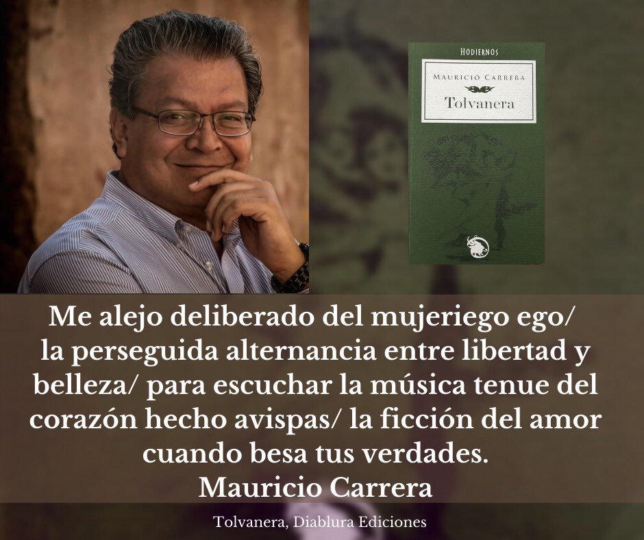 Maur39Carrera's tweet photo. El miércoles 13 de octubre estaré en la Feria del libro del Zócalo para firmar ejemplares de Tolvanera. De 4 a 6 de la tarde, en el stand 61 de Diablura ediciones. Habrá libros a la venta. https://t.co/OH0N7Sfx0D