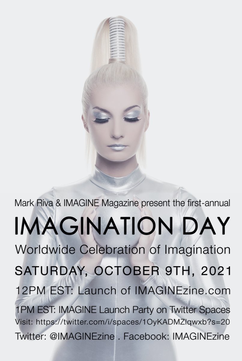 IMAGINE Magazine launches tomorrow, Saturday, October 9th @ IMAGINEzine.com at 12PM EST on the first-annual Imagination Day, coinciding with the 81st birthday of John Lennon and the 50-year anniversary of the song, Imagine. <a href="/ImaginationDay1/">Imagination Day</a> <a href="/johnlennon/">John Lennon</a> <a href="/yokoono/">Yoko Ono</a> #IMAGINE50