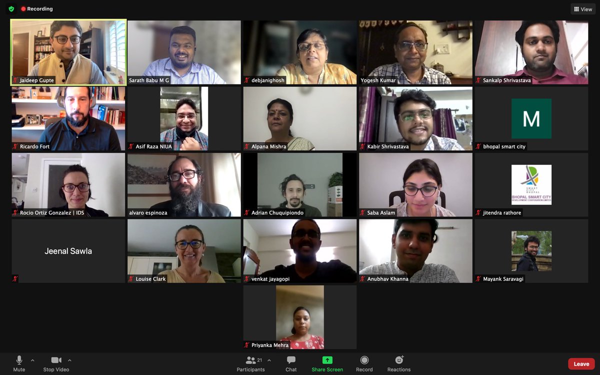 NIUA_India's tweet photo. #SDIC project at NIUA presented the #algorithm based #community led #DSS to Bhopal Smart City during city workshop.
Solution and Event was in collaboration with @IDS_UK, @GRADEPeru, @Samarthan_CDS, @bhopal_bscdcl & @EU_in_India. https://t.co/Pfwz6Tj5aO