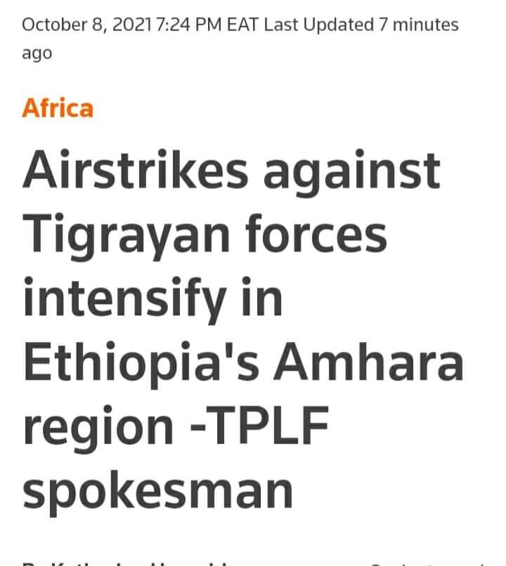 MOusmanova's tweet photo. ጌታቸው ረዳ "በአየር እየተቀጠቀጥን ነው" ሲል ለሮይተርስ ተናገረ። #Ethiopia https://t.co/ZBTgd8nJ0e