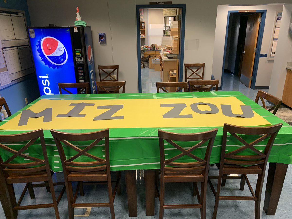 We kicked off our Fun Friday with a Homecoming themed assembly. Thanks Ms. T and MU Golden Girls for helping us celebrate in style! #TogetherWeShine