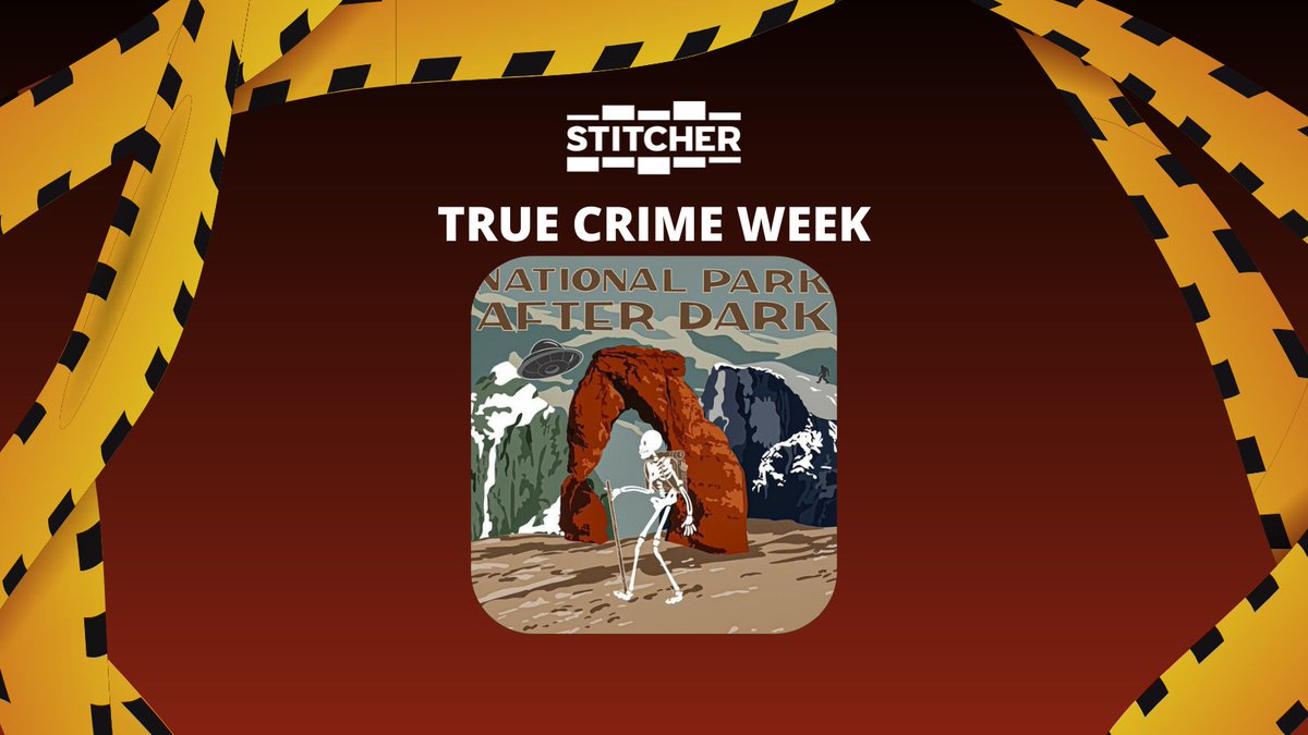 Stitcher's tweet photo. We don't want #StitcherTrueCrimeWeek to end...catch up on some of our favorite True Crime pods now: https://t.co/vNMI9CQHCc https://t.co/v86psEBNOK