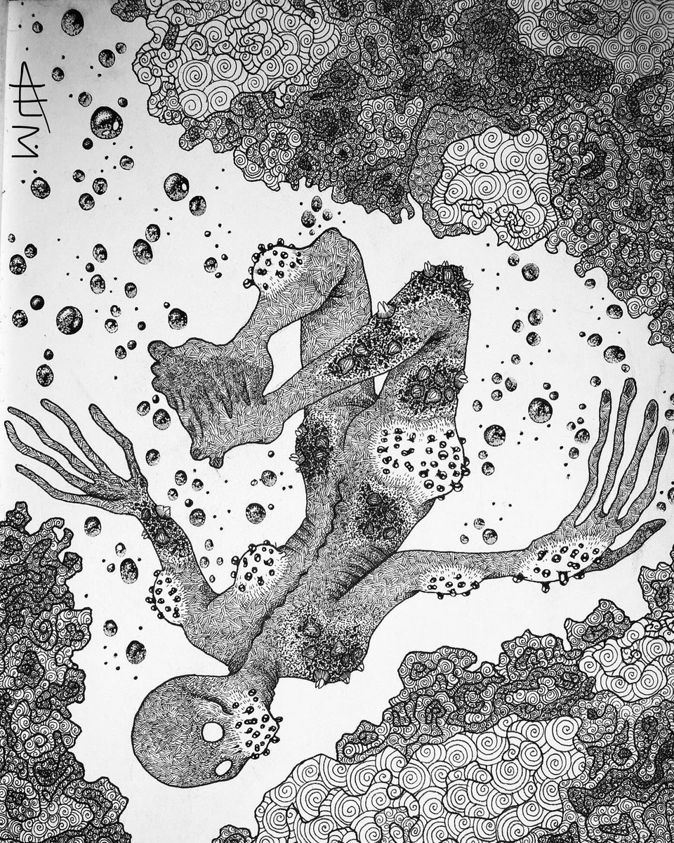 Still_Witt's tweet photo. Aren’t they sexy? #illustration #horrorart #lineart https://t.co/VGGFpCw1qj