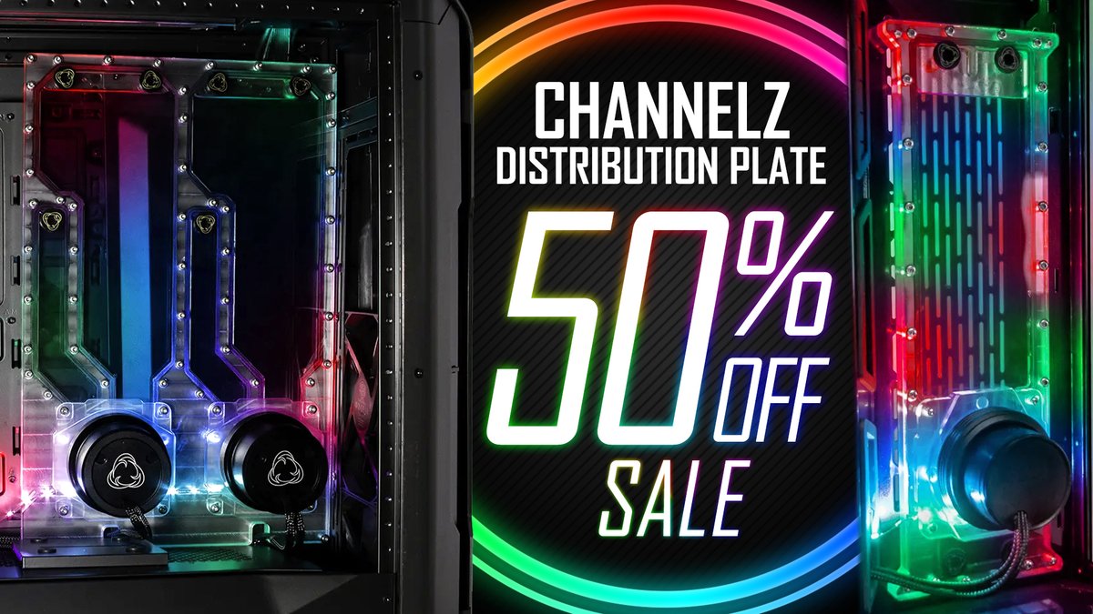 SingularityC's tweet photo. 🎉50% Off Selected Channelz Distribution Plates 🎉
🛒 Purchase now 👉🏻 https://t.co/B1aPYFoDGO
📔 Post link 👉🏻 https://t.co/pioGuea9Oz
#channelzdistroplate #performancepcs #singularitycomputers #customdistributionplate #sale #liquidcoolingproducts https://t.co/8cuBY1Cj6s
