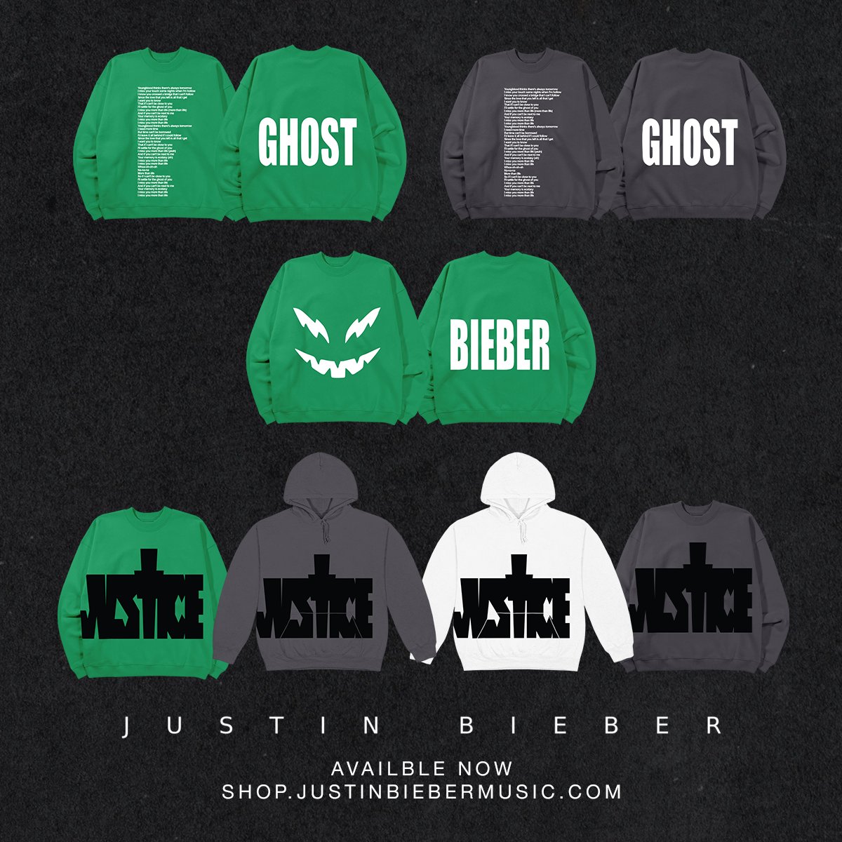 Ghost Bieber Justin Bieber Sweatshirt 