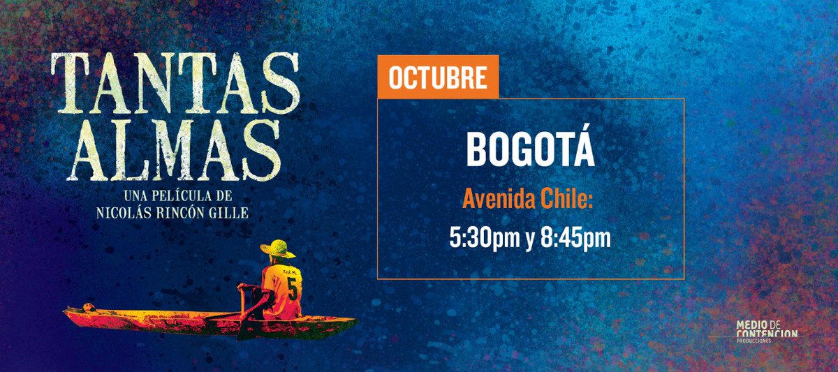 Cine_Colombia's tweet photo. ¡Cuarta semana! La película #TantasAlmas sigue su recorrido por las salas de cine. ¡Ven a nuestro Multiplex Av. Chile, para descubrir esta gran historia! Compra tus entradas en https://t.co/kJDaGULJi2 https://t.co/2UXBxjhewH