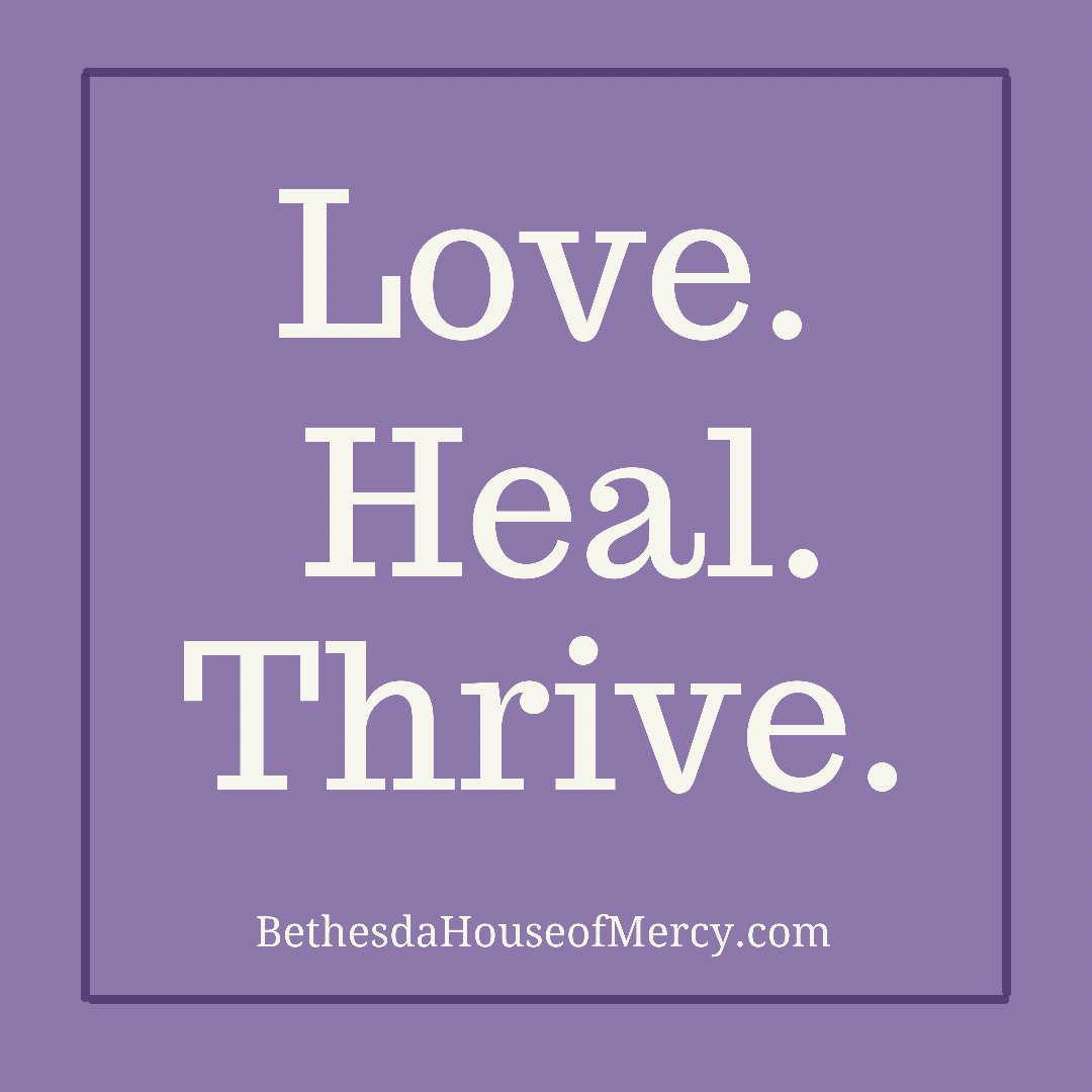 BethesdaAl's tweet photo. Love. Heal. Thrive.

Our motto is at the heart of our philosophy and shapes our response to domestic violence. We believe that love is foundational for healing. Healing, then, is essential if one is to really thrive. We love, so that one can heal, and ultimately thrive. https://t.co/NXDw3fMJAy