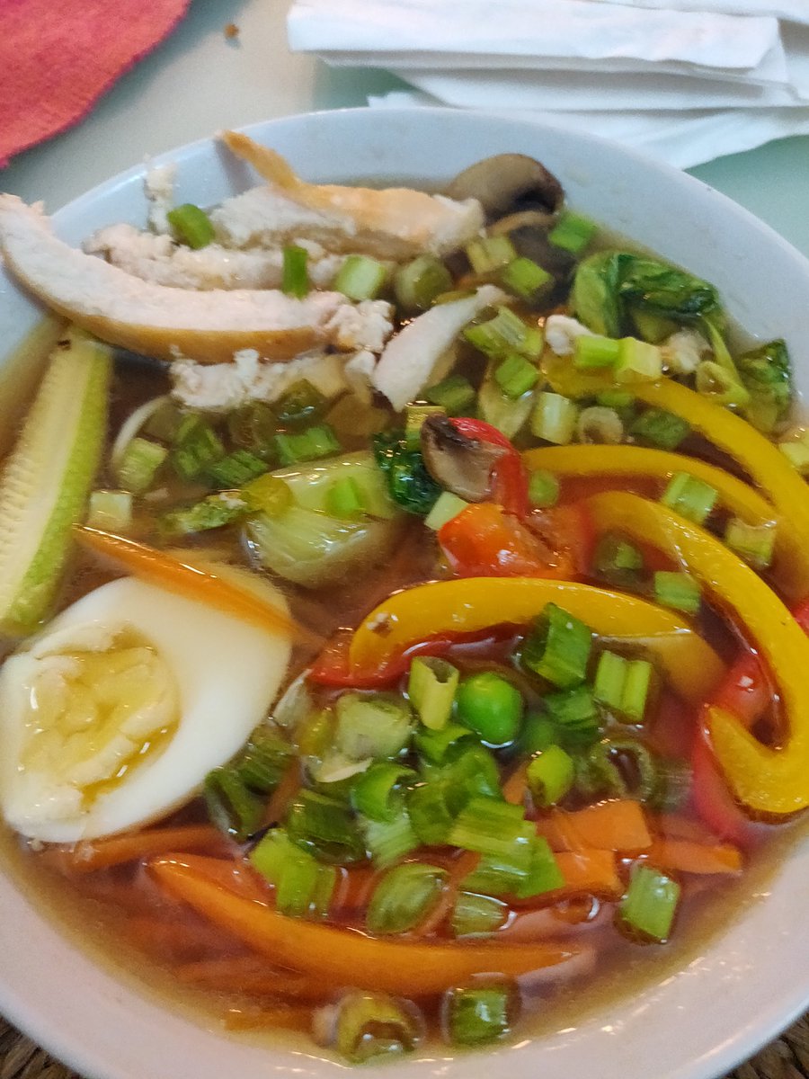 The teenager was asking me to make Ramen for sometime now. So it was Friday night dinner! Healthy, delicious, and assembled on the table. #FoodieTwitter #GastronoMe