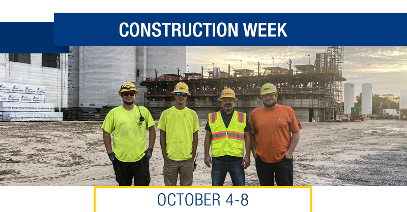 InterstatesCo's tweet photo. We're giving a shout-out to all of our construction team members. Your hard work and commitment do not go unrecognized! THANK YOU for continuously pursuing a better way and living out our zero-injury culture. #ConstructionWeek21 https://t.co/ql53GfTTr3