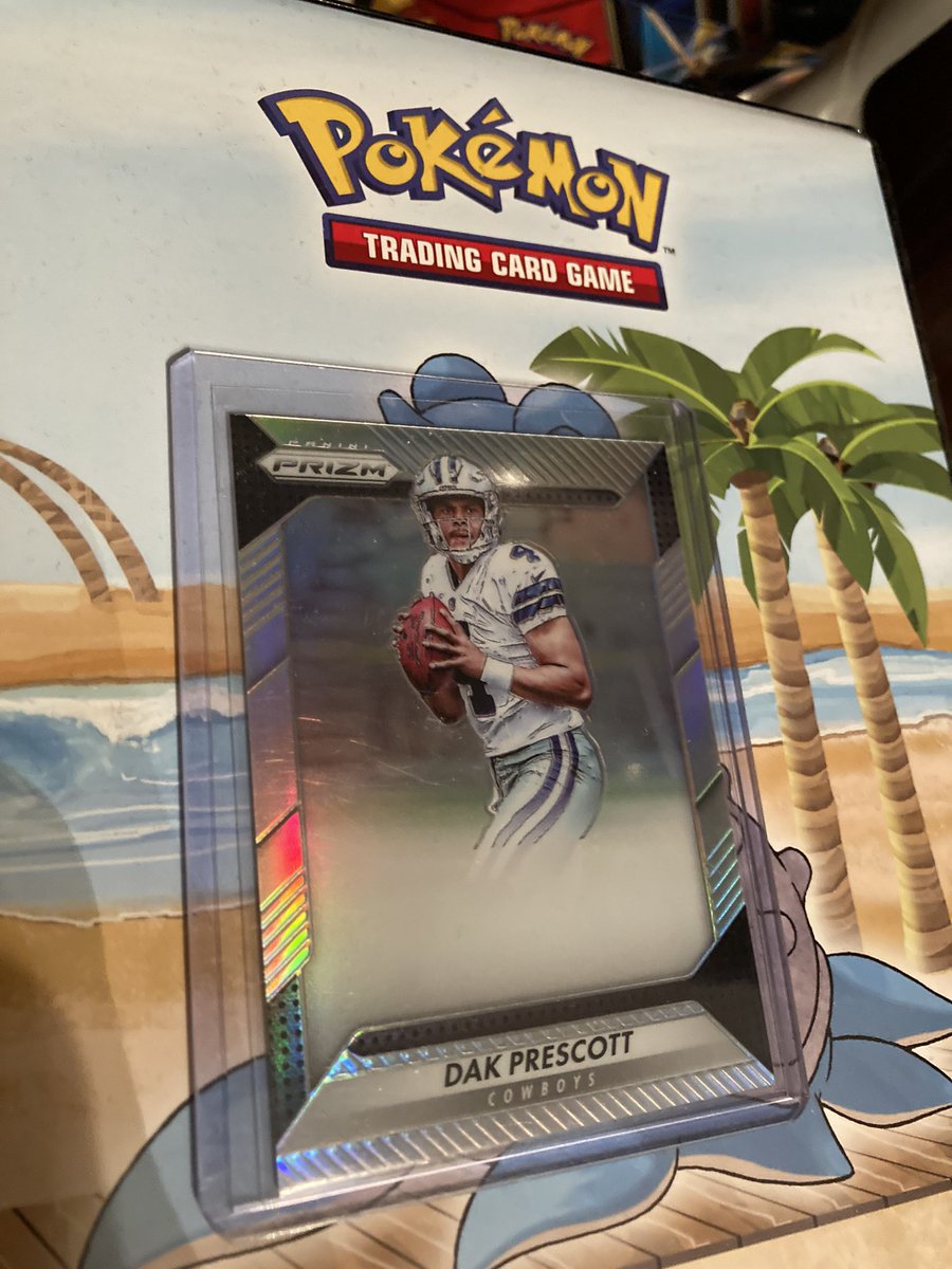 BartaJake's tweet photo. Dak Prescott 2016 silver Prizm rookie  auto error. $200 shipped or best offer. @sports_sell @FastBreakCards https://t.co/OraPPnWmIK