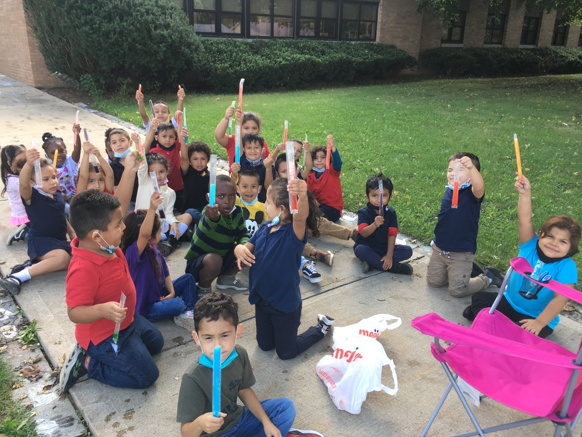 Mrs. Nichols and our Kindergarten Crew celebrating how much they have learned so far this school year. Great Job Kindergarteners!