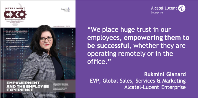 srobineau's tweet photo. The Road to Success: Empowerment and the Employee Experience. Rukmini Glanard of @ALUEnterprise talks with Intelligent CXO about the company's beginnings, exponential growth, and vision for the future. Read the article on page 44. #WhereEverythingConnects https://t.co/gzUnmLkkOq https://t.co/nwR8jMXxlg
