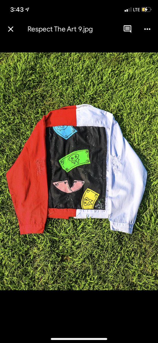 crelationz's tweet photo. 1 of 1 hand painted jean jackets available for purchase https://t.co/40tl9YXVze