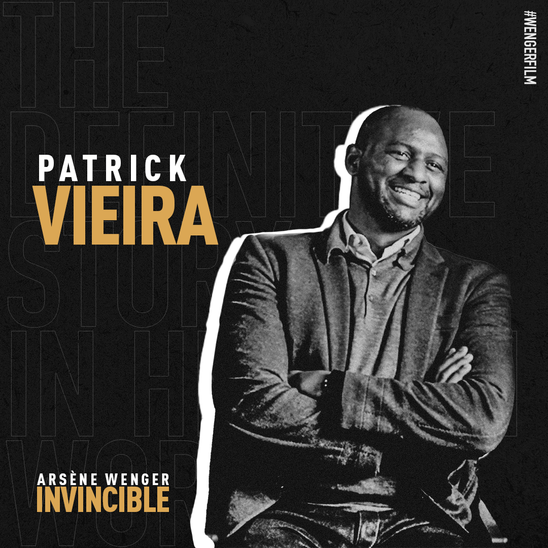 WengerFilm's tweet image. #WengerFilm Cast Quotes:
“He’s always protected me and when the manager is defending you, you will die for him.” - Patrick Vieira on Arsène Wenger

Preorder Arsène Wenger: Invincible: amzn.to/2WSa3P5

#PatrickVieira #Arsenal #AFC #ArseneWenger