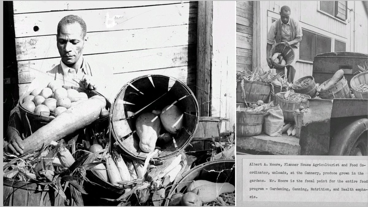 In honor of my grandfather Albert Allen Moore I just donated $25,000 to @flannerhouse to support @flannerfarms and their food justice programs. My grandfather ran their urban farming and food programs in the 1940s, including leading their co-op grocery store.