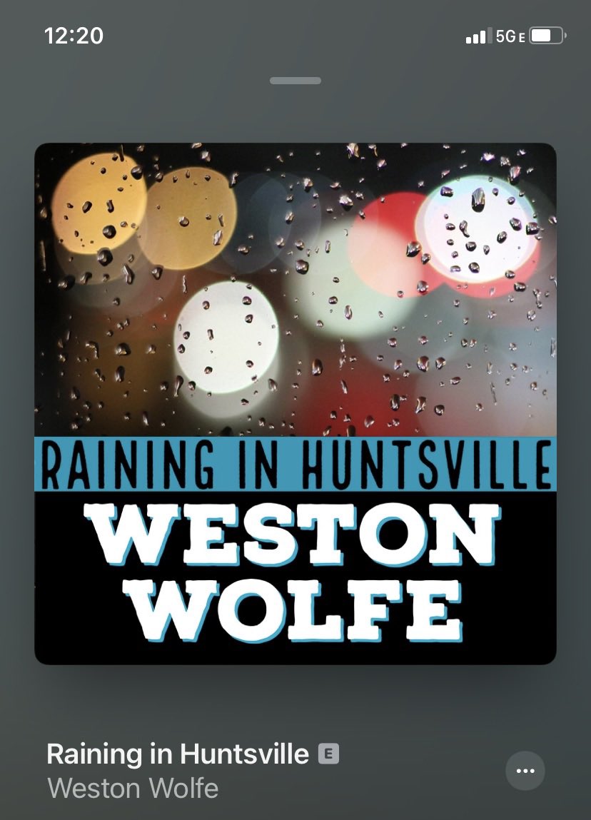 KaylnLambert's tweet photo. As I drove too fast down I-45… this BANGER comes on! #raininginhuntsville #westonwolfe #SHSU https://t.co/vVXPDVrMrV