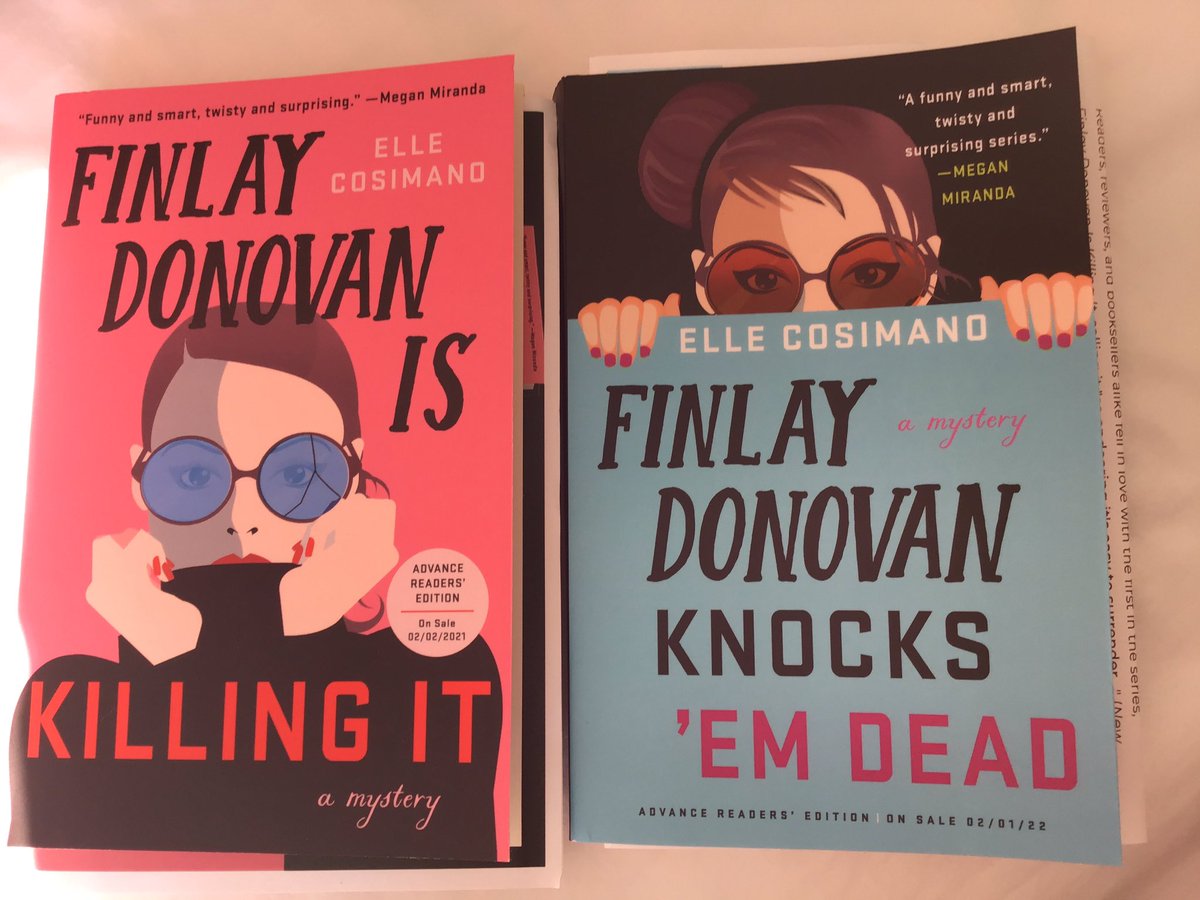 I started rereading #FinlayDonovanIsKillingIt by <a href="/ElleCosimano/">Elle Cosimano</a> this morning, 7:45 AM, October 8th, after remaking my coffee because the coffee pot overflowed!😂 So excited to read #FinlayDonovanKnocksEmDead this weekend! Thanks <a href="/MinotaurBooks/">Minotaur Books</a> for the ARC!