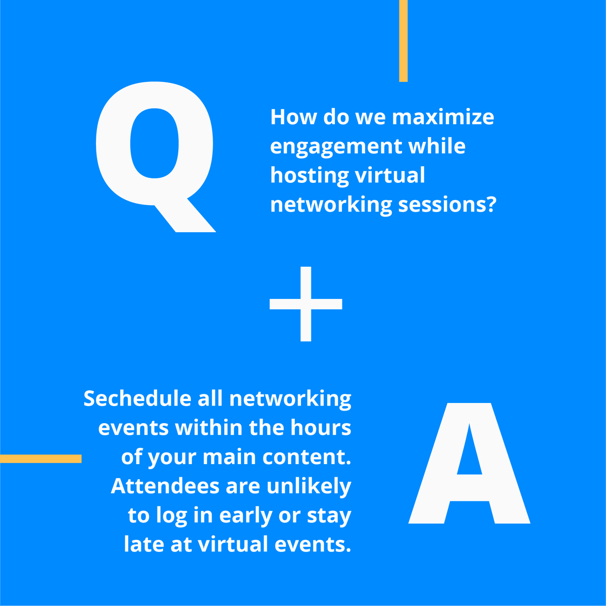eventfinity's tweet image. From one-on-one meetings to themed gatherings, Evenfinity&apos;s networking capabilities are only limited by what you can dream up. Get the most out of your virtual networking sessions by following this best practice! #eventfinity #gramercytech #virtualevents #networking