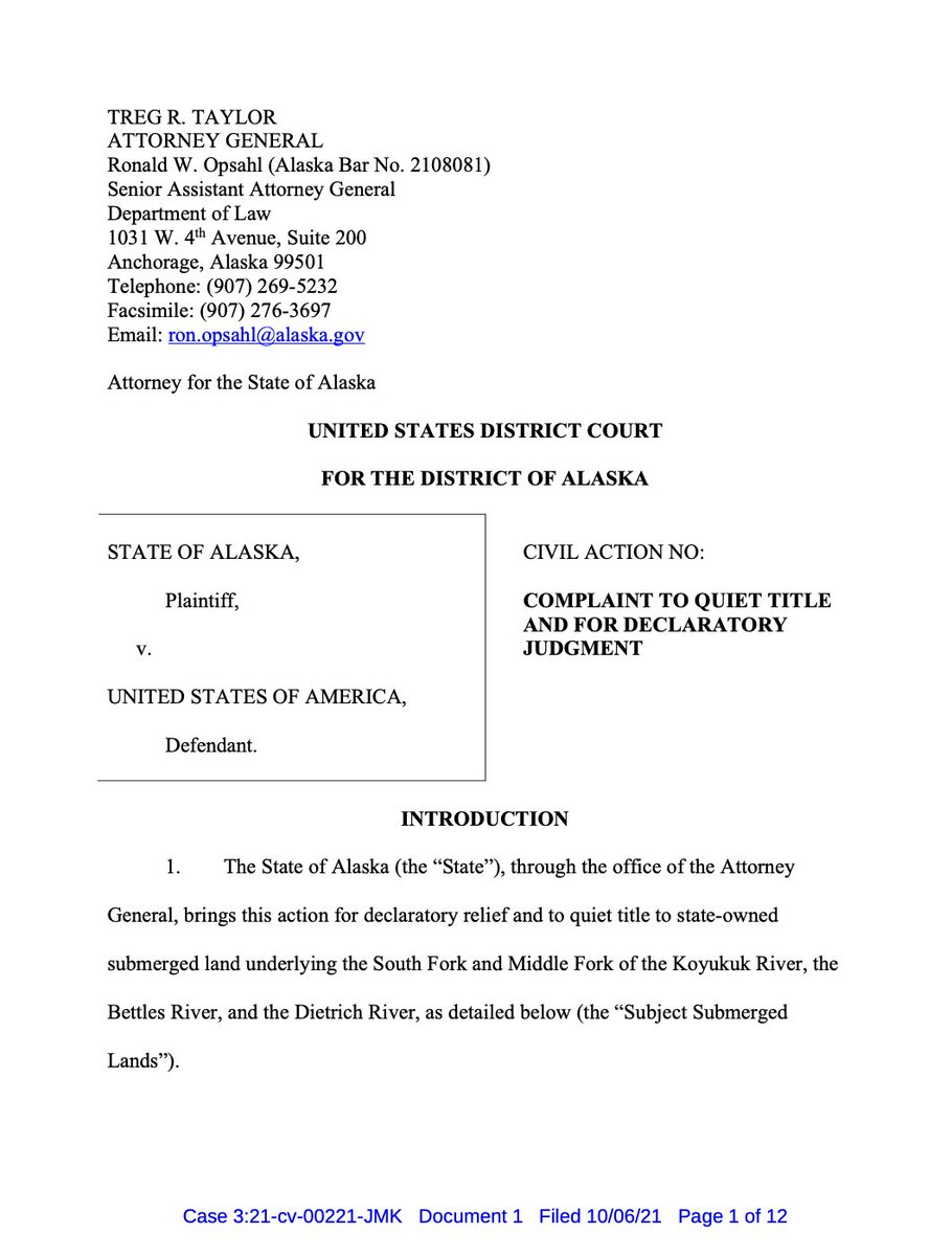 AK_cases_bot's tweet photo. Complaint in State of Alaska v. United States #aklaw 

https://t.co/4ZxpNswsla https://t.co/5qKwwBXySB