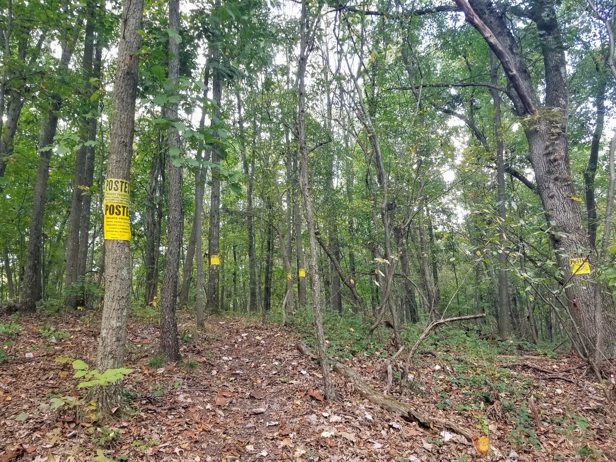 beshortrunultra's tweet photo. Some B.S. on today's run. The trail is a public trail even though it goes through private property. Perpetuity. #connoquenessingvalleyheritagetrail #ultrarunner #trailrunner #treadgently #leavenotrace #hiking #running https://t.co/BEmy3XCFcF