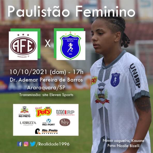 Realidade1996's tweet photo. Temos jogo nesse final de semana!
Reserve a data: nesse domingo (10), às 17h.
Será novamente fora de casa.
Acompanhe pela transmissão. O link será postado no dia da partida.
.
#RealidadeJovem #RioPreto #FutebolFeminino #Paulistão #Jogo10 #DécimaRodada https://t.co/6Bpdy0dMIP