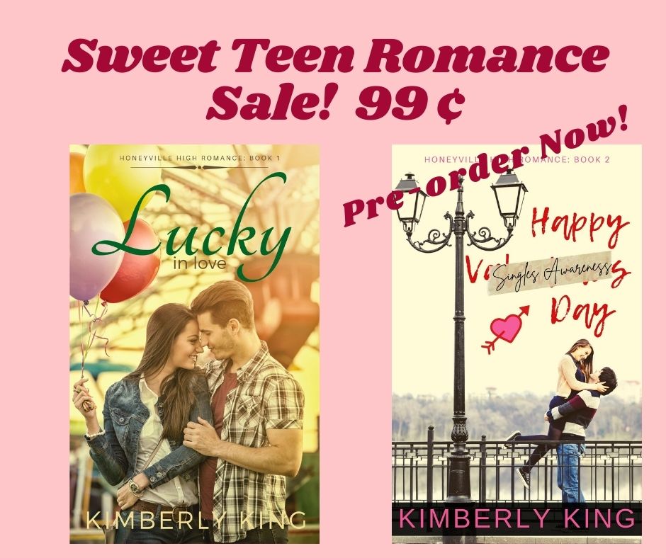 kimkingwrites's tweet photo. Sale won't last long! Fun books to make you giggle and swoon. Grab your copy now before it's too late! #99cents #kindledeals #KindleUnlimited  #KindleBooks #cleanindiereads https://t.co/UmaPgP2of6 https://t.co/QiPbsiFceF
