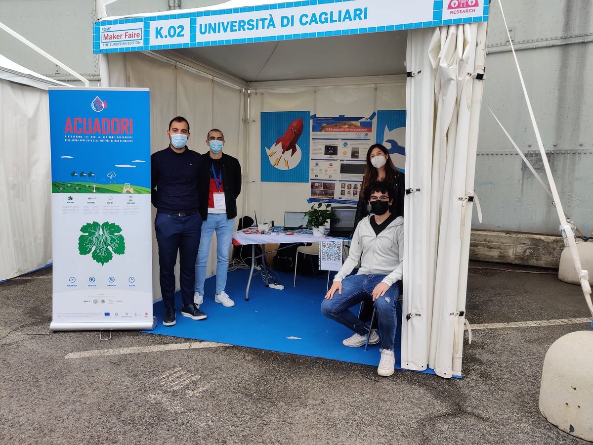 acuadori's tweet photo. Tanti incontri e l'occasione per raccontare come la tecnologia incontra l'agricoltura in questa bella prima giornata @MakerFaireRome @univca @unicaeolab https://t.co/unwZC06XG8