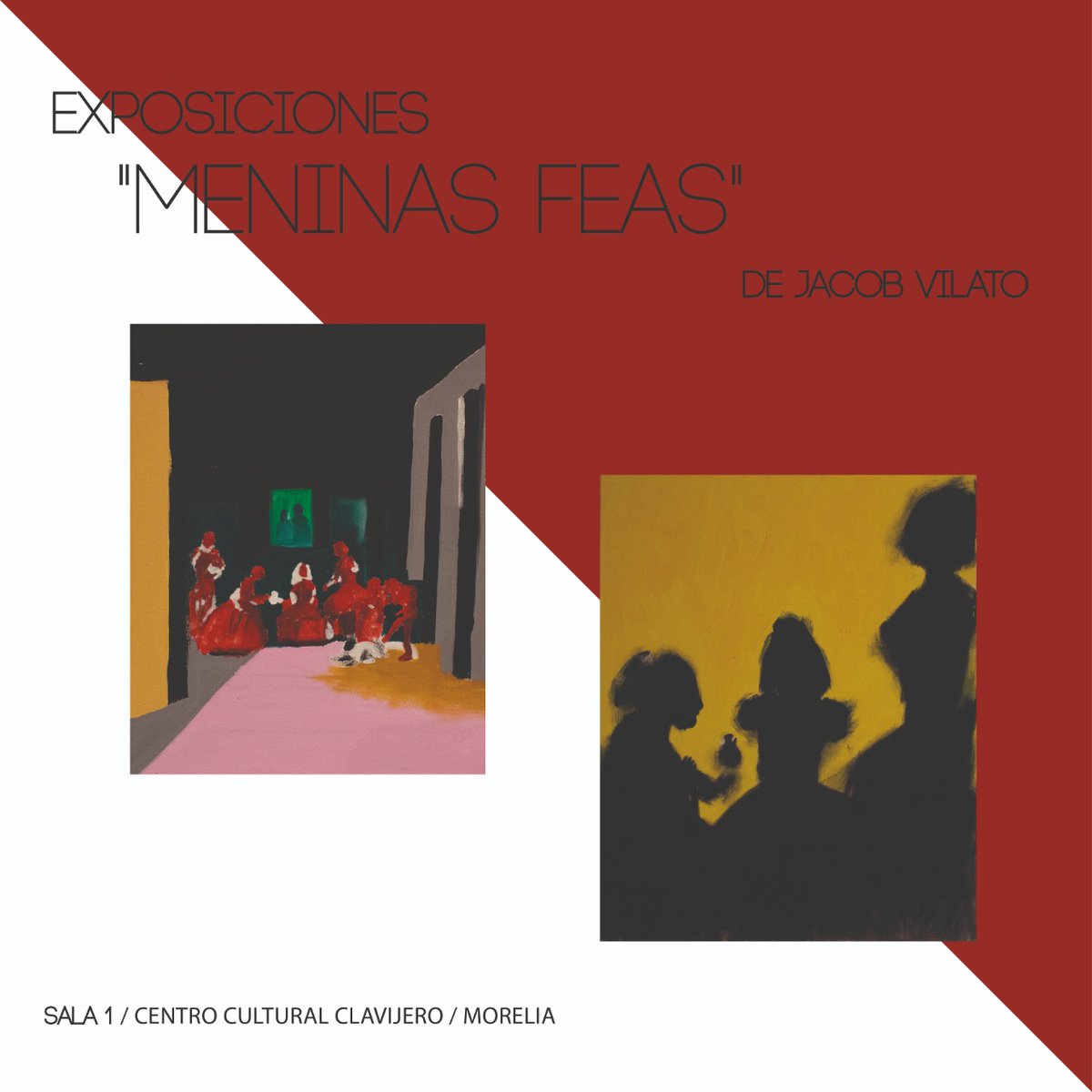 Sala 1
"MENINAS FEAS"
Jacob Vilató

Conoce la obra del artista español Jacob Vilató, en la sala 1 del Centro Cultural Clavijero.

¡Te esperamos!

#CentroCulturalClavijero