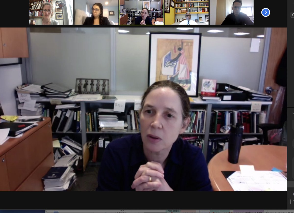 .@babe_howell holding her audience rapt with remarks on law enforcement's use of "gang" tropes to capitalize on racial bias, as she rounds out a wonderful <a href="/StJohnsLawRev/">St. John's Law Review</a> symposium on "multiple marginalization in the criminal justice system."