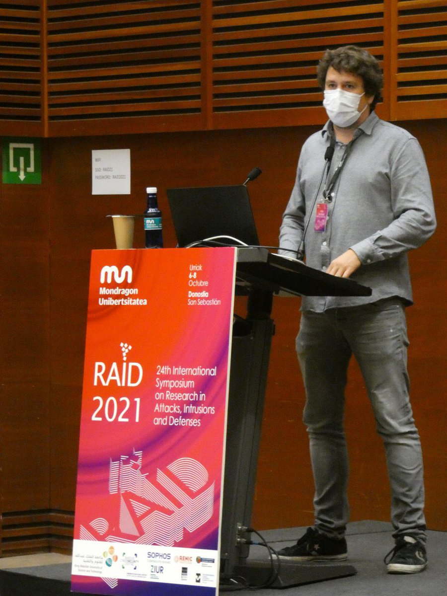 urkovain's tweet photo. It has been a great pleasure to organize the “back to the in person” #RAID2021 let’s see which will be the next 👀 https://t.co/Kzu6OtLRGu