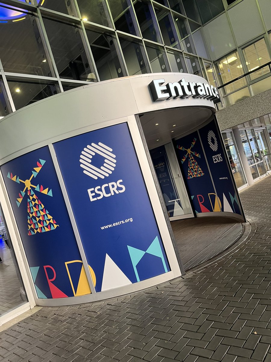 ThereseDolan's tweet photo. Day one of @ESCRSofficial at the @RAIamsterdam  is done! 

Feels AMAZING to be back onsite at a real live conference at last! So nice to be able to meet in person after so many Zoom planning meetings    

#ESCRS2021 #Hybrid #eventprofs https://t.co/MtKt6AAzSn