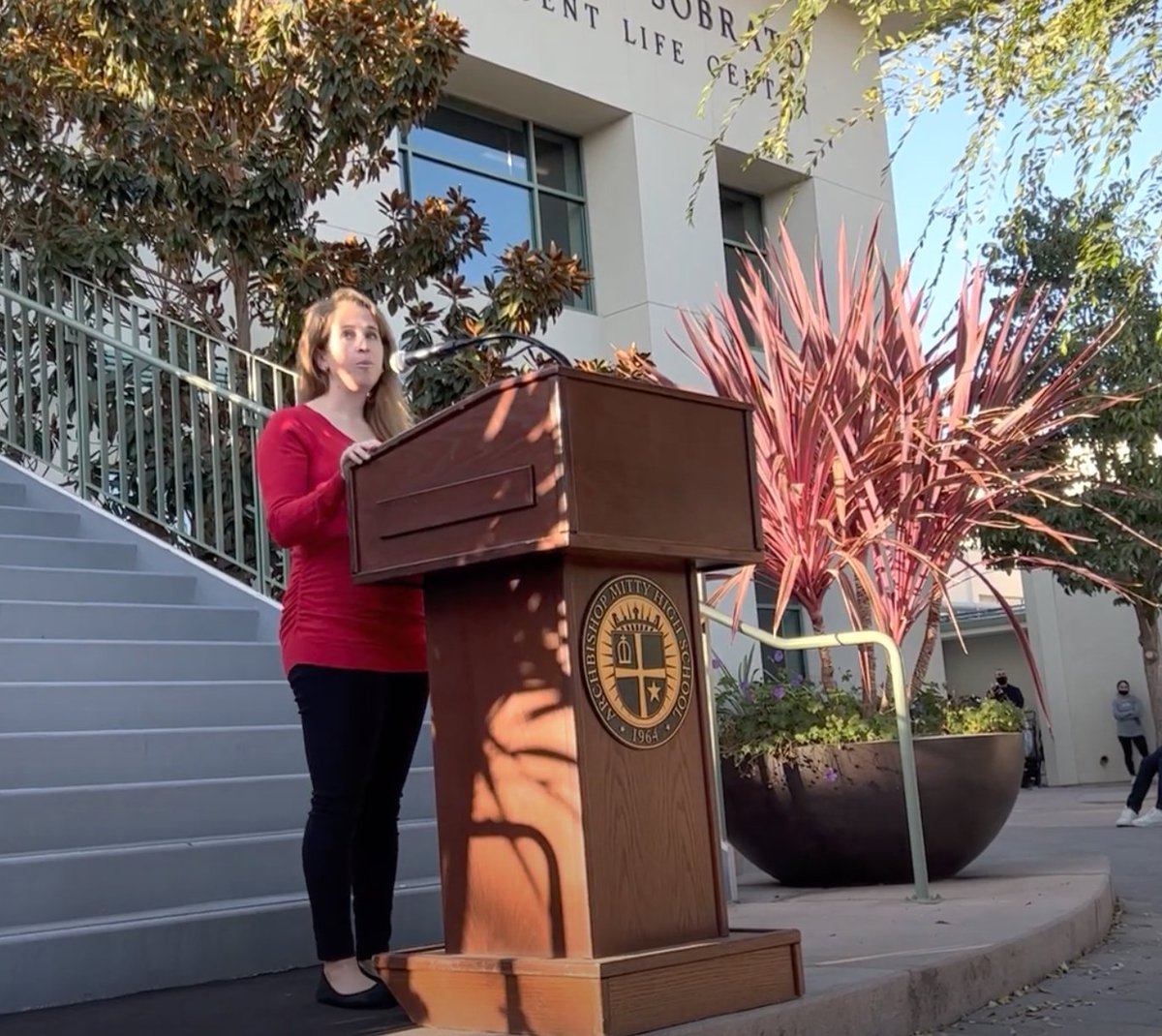 AMHS_CM's tweet image. Take a moment to watch a beautiful reflection from Religious Studies Teacher, Betsy Portillo, as she reflects on the line from our Liturgical Theme Song, "Home": "Don't pay no mind to the demons, they fill you with fear." 
  
youtu.be/tBHiC5M3XlY