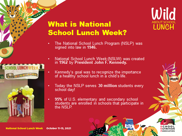 East McDowell (@emms_mcdowell) on Twitter photo Next week is National School Lunch week!
•Children receiving school lunches consume fewer empty calories and more milk, fruit, vegetables and fiber than their peers.
 •School lunch participation is associated with a lower body mass index (BMI). Next week is National School Lunch week!
•Children receiving school lunches consume fewer empty calories and more milk, fruit, vegetables and fiber than their peers.
 •School lunch participation is associated with a lower body mass index (BMI).