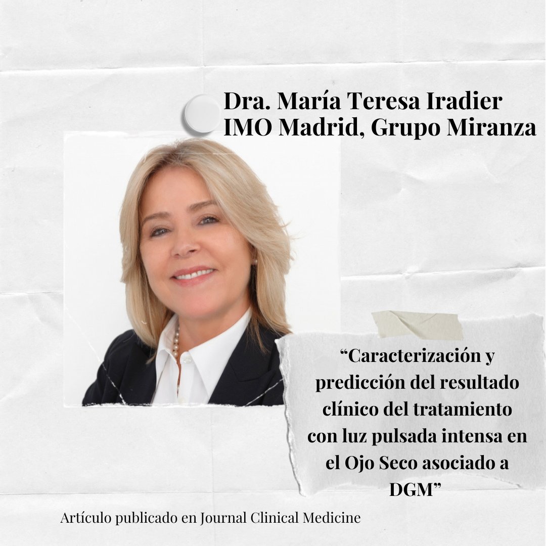 l_acuite's tweet photo. Lectura de referencia: Artículo publicado en el Journal Clinical Medicine con excelentes resultados de la #IPL en #ojoseco, en base al estudio de la Dra. Mª Teresa Iradier de @imogrupomiranza en 195 pacientes con #EOS tratados con #OptimaIPL de #Lumenis 👉🏻 https://t.co/lSOlc7Mdwo https://t.co/I6G0YVGet0