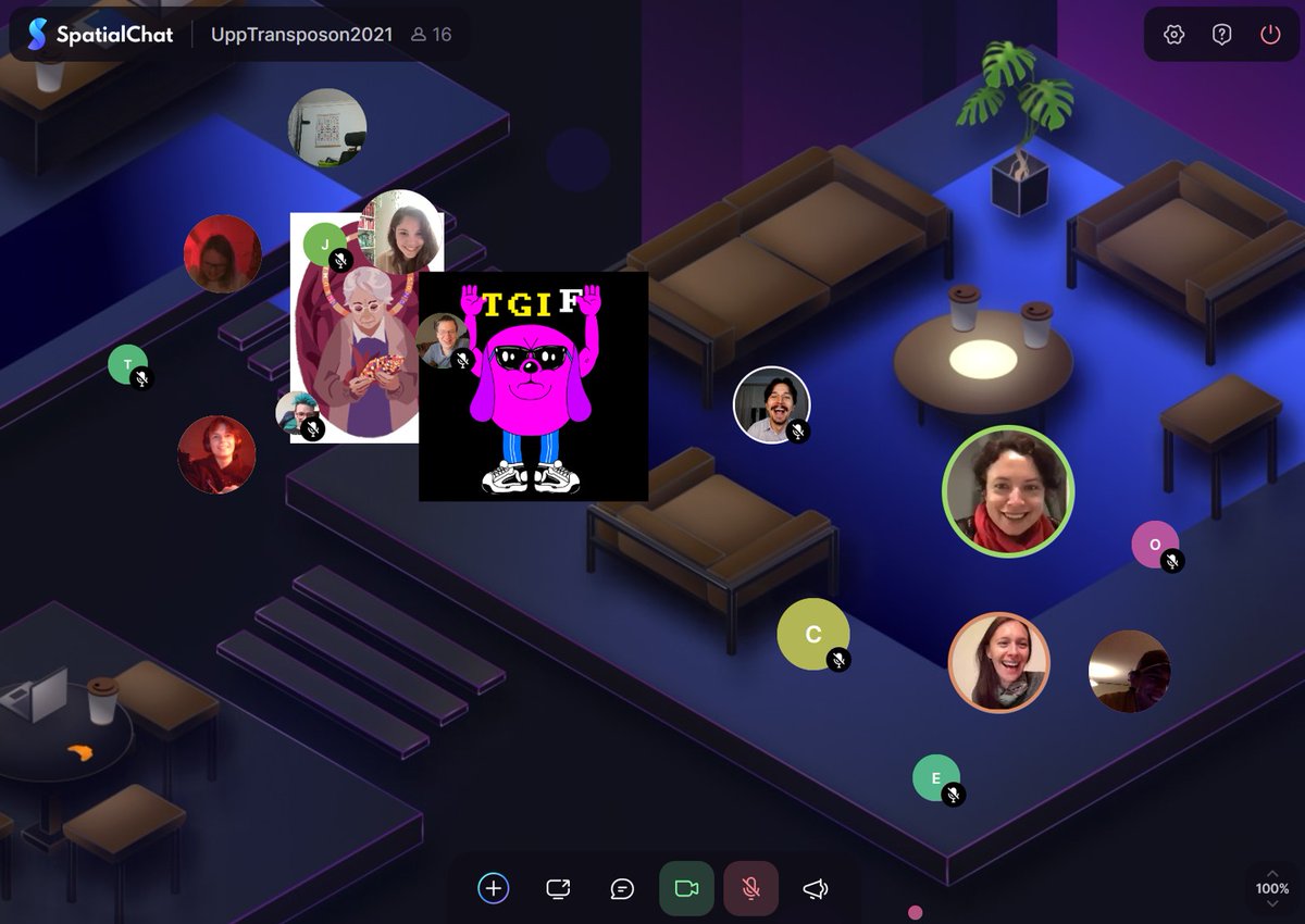 alexander_suh's tweet image. Until then, TGIF in SpatialChat to conclude #UppTransposon2021. Also check out this Twitter thread on the wonderful initiatives available in the transposon field: