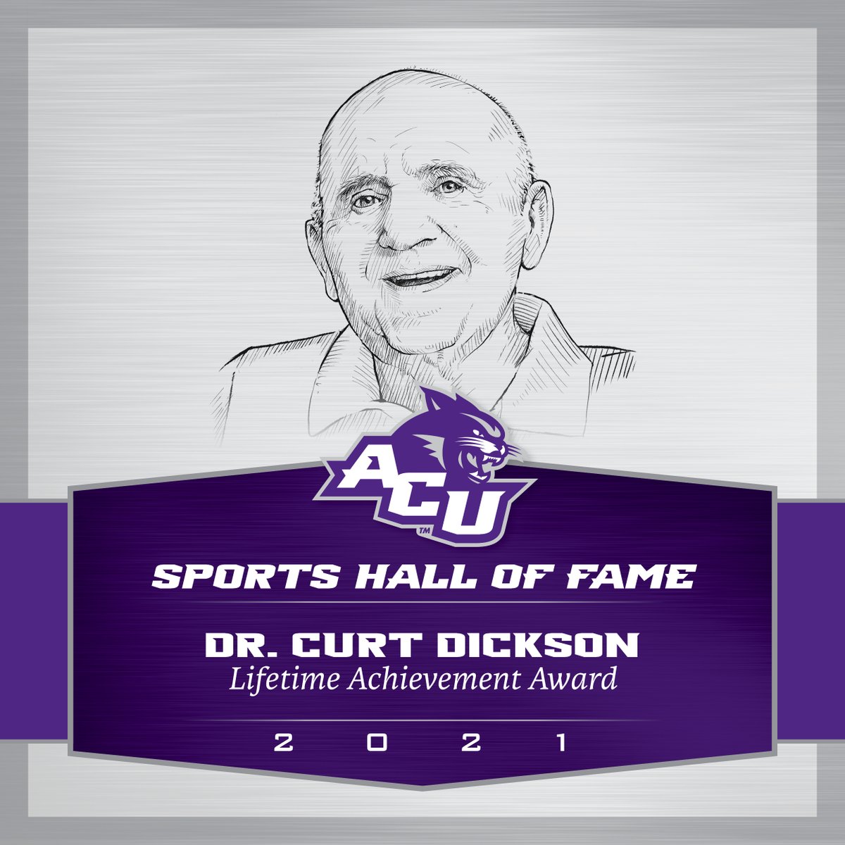 ACUsports's tweet photo. Next Friday, ACU Sports will host its' annual Hall of Fame banquet and induct seven new members.
After serving in numerous roles during his time at ACU, Dr. Curt Dickson will receive the Lifetime Achievement Award.
More | https://t.co/qOA5H9R2i6
#GoWildcats | #ACUHOF https://t.co/h5RL3H1z4u